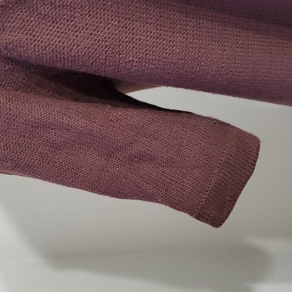 Brown 2 button cardegan short sleeve. Size large. USA, Military? Y2K - Picture 3 of 7